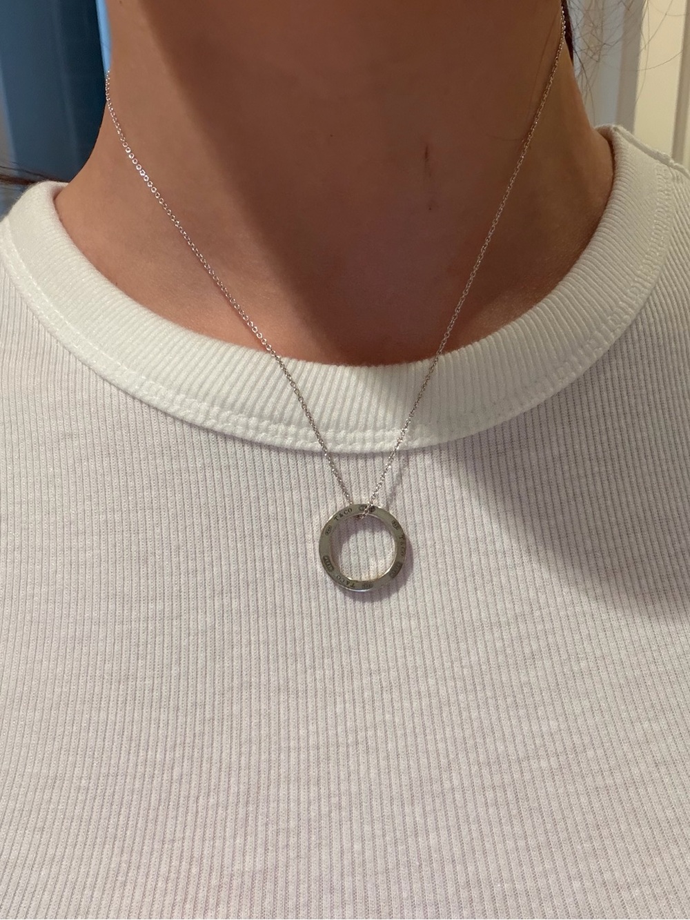 Tiffany 1837 Circle Pendant Necklace in Silver - Picture 4 of 6